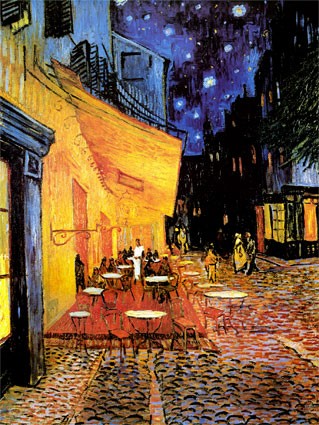 Cafe at night
